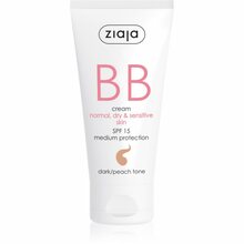 BB kreem Ziaja normaalne, kuiv ja tundlik nahk, Dark/Peach, SPF 15, 50 ml