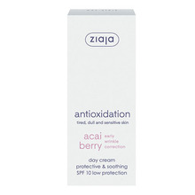 Rahustav päevakreem Ziaja Acai Berry SPF10, 50 ml