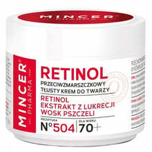 Näokreem Mincer Pharma Retinol 70+ 504, 50 ml