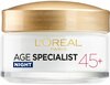 Öökreem naistele L´Oreal Paris Age Specialist 45+, 50 ml