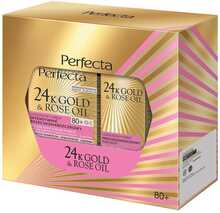 Kreemide komplekt naistele Dax Perfecta 24K Gold & Rose Oil, 65 ml, 80+, 2 tk