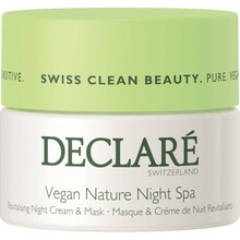 Öine näokreem-mask Declare Vegan Nature Night Spa, 50 ml