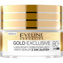 Taastav kreem-seerum näole Eveline Gold Exclusive 80+, 50 ml