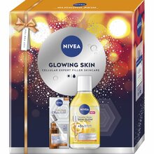 Kingikomplekt näole Nivea Glowing Skin (30 ml seerum + 400 ml mitsellaarvesi)