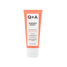 Niisutav näokreem Q+A Ginger Root, 75 ml