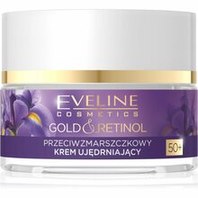Pinguldav kortsudevastane kreem Eveline Cosmetics Gold & Retinol 50+, 50 ml