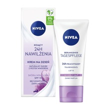 Päevakreem naistele Nivea Soothing Day Cream 24h Moisture, SPF 15, 50 ml