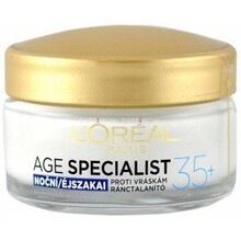 Naiste öökreem kortsude vastu L'Oreal Paris Age Specialist 35+, 50 ml