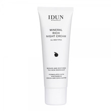 Niiisutav öökreem niatsiinamiidiga Idun Minerals, 50 ml