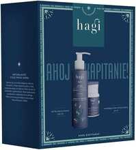 Näohoolduskomplekt meestele HAGI Ahoy Kapitan (puhastusgeel 200 ml + niisutav näokreem-geel 50 ml)