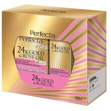 Kreemide komplekt naistele Perfecta 24K Gold & Rose Oil, 65 ml, 60+