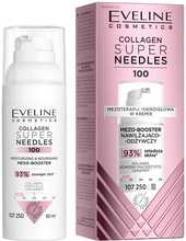 Näokreem Eveline Cosmetics Collagen Super Needles 100, niisutav ja toitev, 50 ml