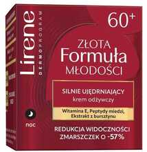 Näokreem Lirene Golden Youth Formula, tugevalt pinguldav ja toitev, 50 ml