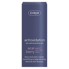 Toitev ja taastav näo- ja kaelakreem Ziaja Acai Berry, 50 ml