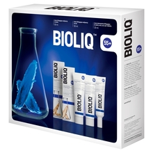 Komplekt Bioliq 55+: päevakreem 50 ml + öökreem 50 ml + silma-, huule-, kaela- ja dekolteekreem 30 ml