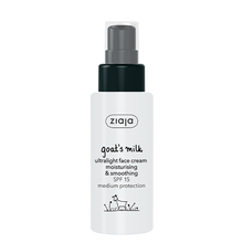 Kitsepiimaga niisutav ja siluv näokreem SPF15 Ziaja, 50 ml