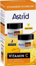 Näokreemide komplekt Astrid Vitamin C Duo Set, 2x50 ml
