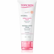 Niisutav tooniv näokreem Topicrem Hydra+ Radiance Tinted Cream SPF 40 Light, 40 ml