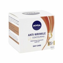 Päevakreem kortsude vastu Nivea Anti-Wrinkle + Contouring 65+, 50 ml