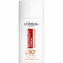Päevakreem naistele L'Oreal Paris Revitalift Clinical Anti-UV Fluid SPF50+, 50 ml