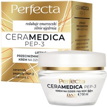 Näokreem kortsude vastu Perfecta CeraMedica PEP-3, 50+, 50 ml
