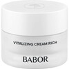 Näokreem Babor Vitalizing Cream Rich väsinud ja tuhmile nahale, 50 ml