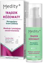 Näokreem Medity+ roosat tooni korrigeeriv roheline, 30 ml