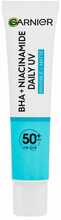 Päevakreem Garnier Pure Active BHA+ Niacinamide Daily UV Anti-Imperfection Fluid SPF 50+, 40 ml
