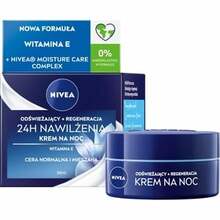 Niisutav öökreem Nivea 24H Moisturizing, 50 ml