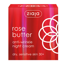 Kortsudevastane öökreem Ziaja Rose Butter 30+, 50 ml