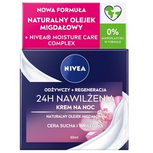 Toitev taastav öökreem Nivea 24H Moisturizing + Regeneration, 50 ml
