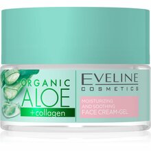 Näokreem-geel Eveline Cosmetics Organic Aloe+Collagen, 50 ml