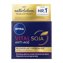Öökreem naistele Nivea Vital Soja Anti-Age, 50 ml