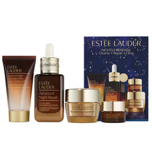 Öine näohoolduskomplekt Estee Lauder Nightly Renewal Set, 30 ml + 50 ml + 15 ml + 5 ml