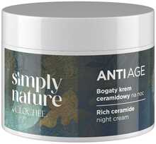 Öökreem Clochee Simply Nature Anti Age, rikkalik keramiididega, 50 ml