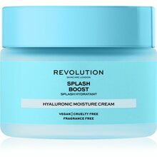 Niisutav näokreem Revolution Skincare Splash Boost hüaluroonhappega, 50 ml