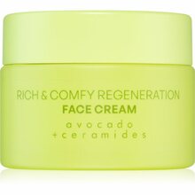 Taastav näokreem kuivale nahale Nacomi Rich & Comfy Regeneration Avocado + Ceramides, 40 ml