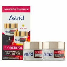 Näohoolduskomplekt Astrid Bioretinol Duo Set (päevakreem 50 ml + öökreem 50 ml), 100 ml