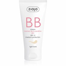 BB kreem Ziaja normaalsele, kuivale ja tundlikule nahale, Light, SPF 15, 50 ml