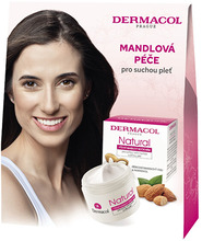 Kingikomplekt naistele Dermacol Natural kuivale nahale, päevakreem ja öökreem, 2 x 50 ml
