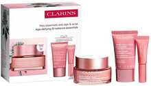 Näohoolduskomplekt Clarins Multi-Active, 50 ml päevakreem + 15 ml öökreem + 5 ml huuleläige