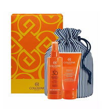 Collistar Moisturizing Tanning Milk Spray SPF30 200 ml + After Sun Shower Shampoo 150 ml + Pouch komplekt
