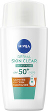 Nivea Derma Skin Clear Daily UV Fluid SPF 50+ päikesekaitsefluid, 40 ml