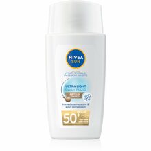 Nivea Sun Ultra Light Tinted Fluid SPF 50+ tooniv näovedelik Medium, 40 ml