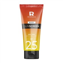 Byrokko Body Sunscreen SPF25 kaitsev kehakreem päikesekaitsega, 150 ml