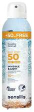 Päikesekaitsesprei kehale Sensilis Invisible & Light SPF50+, 250 ml