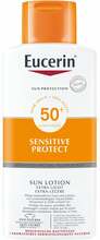 Päikesekaitselosjoon Eucerin Sensitive Protect Sun Lotion Extra Light SPF50+, 400 ml