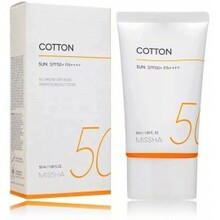 Päikesekaitsekreem näole Missha All Around Safe Block Cotton Sun SPF50+ PA++++, 50 ml