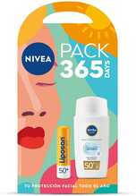 Päikesekaitsekomplekt näole ja huultele Nivea Sun Pack 365 Days SPF50+, 2 tk