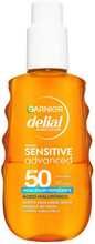 Päikesekaitsesprei Garnier Sensitive Advanced moisturizing solar water SPF50, 150 ml